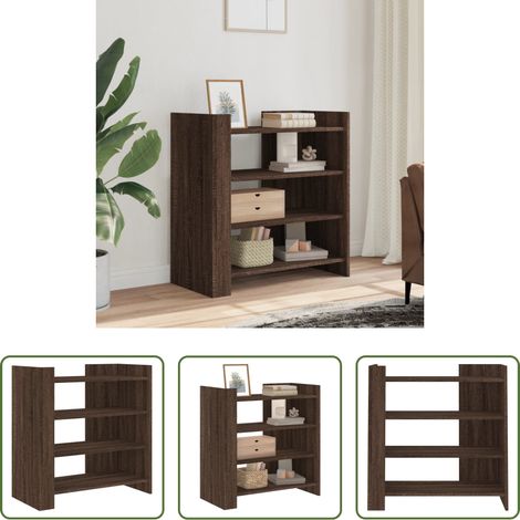 Holz - Sideboard Braun Eichen-Optik 73,5x35x75 cm Holzwerkstoff (1/5)
