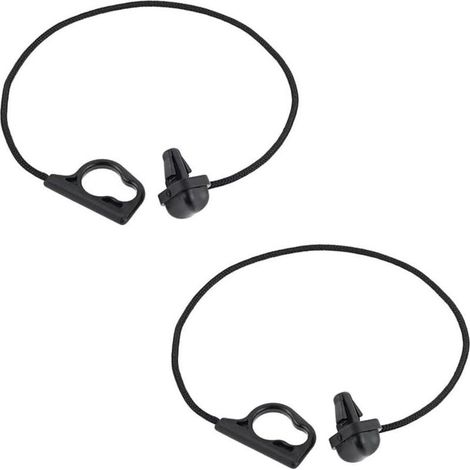 Lot de 2 sangles d'étagère arrière 13367836 pour Opel pour Corsa D S07 2007–2015 pour Corsa E 5 portes à hayon 2015 et Opel (1/5)