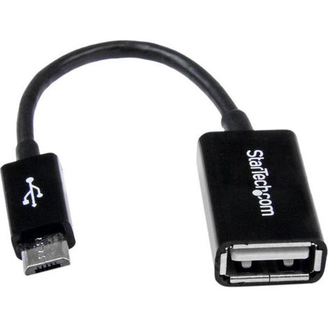 MICRO USB MALE TO USB FMALE OTG HOST CABLE ADAPTER (1/2)