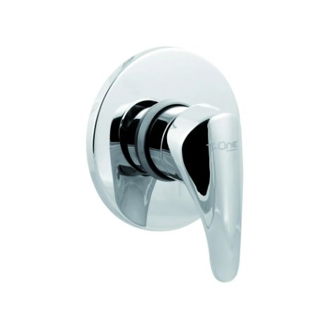 MISCELATORE INCASSO DOCCIA T-ONE - Completo -Cromo (1/3)