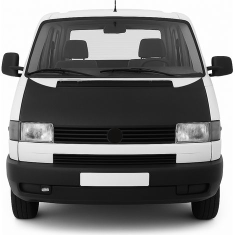 OMAC Protège Capot pour VW Transporter T4 1990 à 2003, Bra de Capot Protection, Noir (1/5)