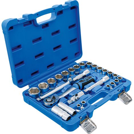 Coffret de douilles 12,5 mm (1/2") en pouces 27 pièces BGS (1/6)