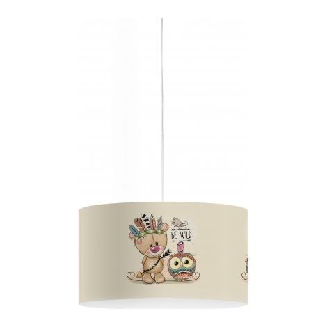 Suspension Indien pour Lampe E27 : Luminaire pour Chambre d'Enfant (1/2)