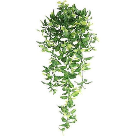 Plante artificielle verte, feuille d'eucalyptus, suspension murale, guirlande florale, décoration intérieure, guirlande de mariage, guirlande de blessurerotin dragon (1/5)