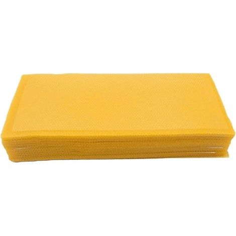 30 feuilles de cire d'abeille pour l'apiculture, papier pour la fabrication de bougies, paillettes de cire d'abeille, outils d'apiculture jaunes (1/3)