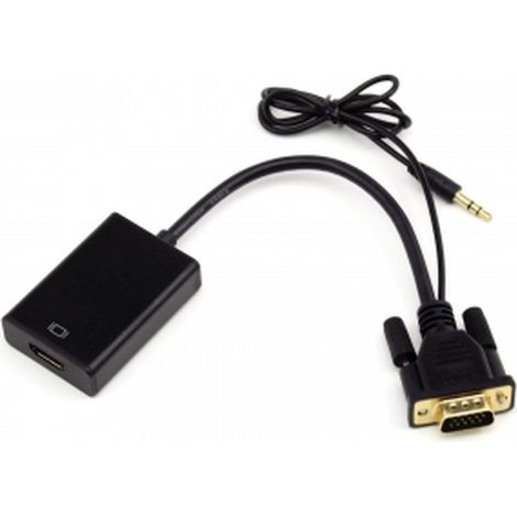 Convertidor señal Video VGA+Audio a salida video HDMI (1/5)