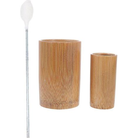 3 tasses en bambou pour ventouses (1/3)