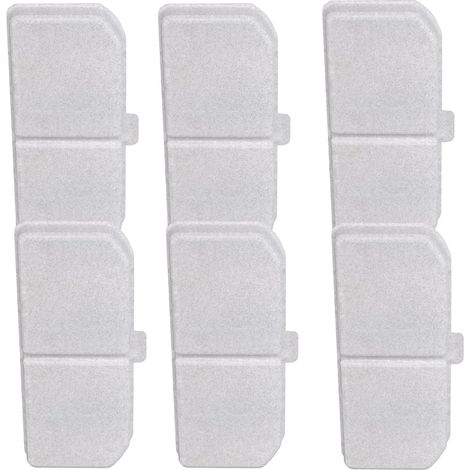 6 filtres remplacement fontaine eau 3 L, résine échangeuse d’ions + charbon actif