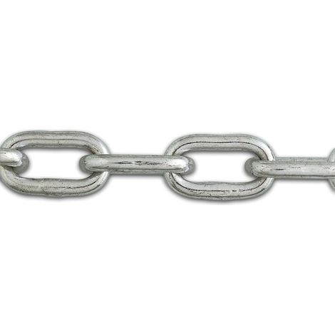 Chapuis BS1 Bobina di catena saldata, maglia corta, in acciaio zincato, 20 kg, diametro 2 mm x 25 m