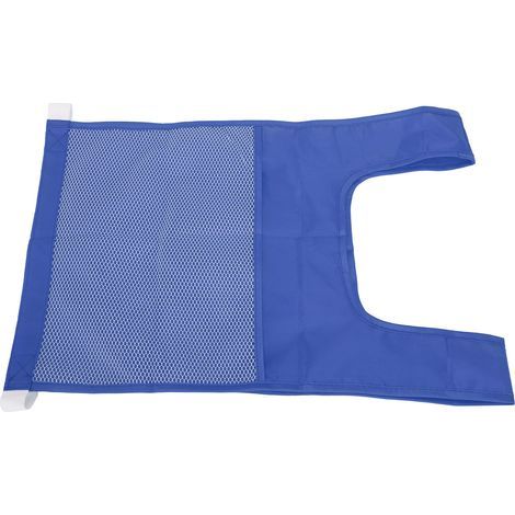 Veste d'apprentissage pour enfants avec lettres et chiffres, poches filet pour maternelle, développement cognitif, bleu (1/5)