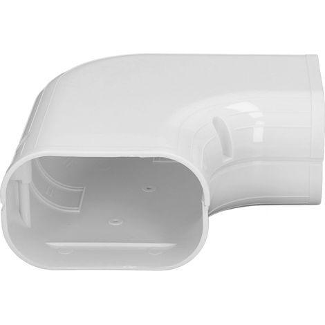 Coude horizontal pour tuyau de climatisation 433, unité intérieure et extérieure, tuyau en cuivre, rainure décorative, kit de cache-tuyau en PVC, accessoires pour tuyaux de climatisation (1/5)