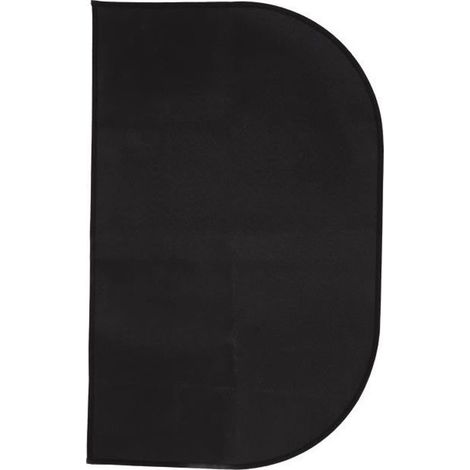 Tapis anti-feu en fibre de verre - Demi-rond 50x80cm (1/4)