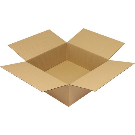 Faltkarton 1-wellig Höhenrillung Maße 280x230x200mm Qualität 1.20 B braun braun (1/2)