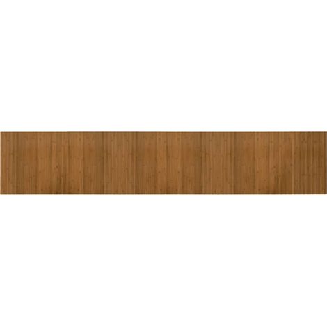 Tapis rectangulaire marron 60x300 cm bambou (1/5)