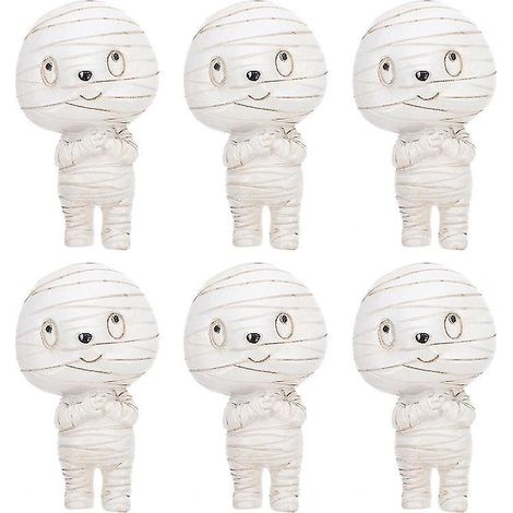 Lot de 6 aimants autocollants pour réfrigérateur, décorations d'Halloween