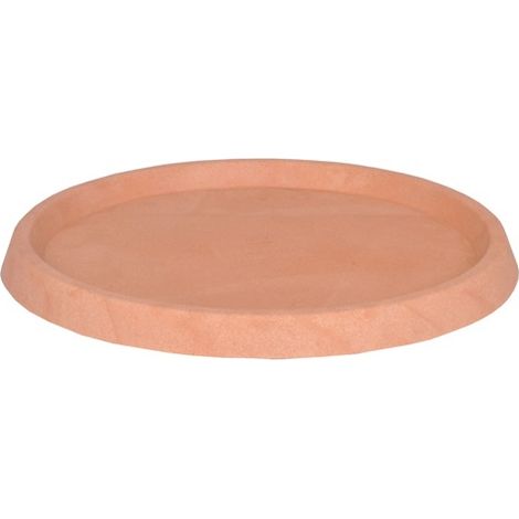 Sottovaso tondo 67×10 in resina Impruneta per vaso da esterno – Telcom (1/5)