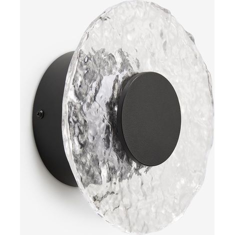 Aplique de pared Ø20 cm LED en vidrio y hierro Lorenzo SKLUM        (1/5)