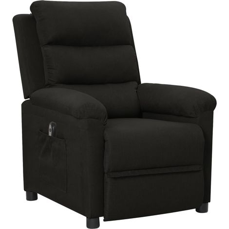 Maison Exclusive - Relaxsessel Elektrisch Schwarz Stoff