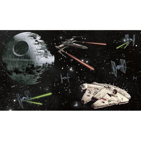 Papier peint Panoramique encollé Vaisseaux Star Wars 320X182 CM (1/5)