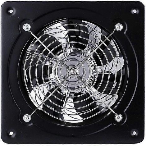 Ventilateur utilitaire 4 pouces, 220 V, extracteur d'air silencieux, noir (1/5)