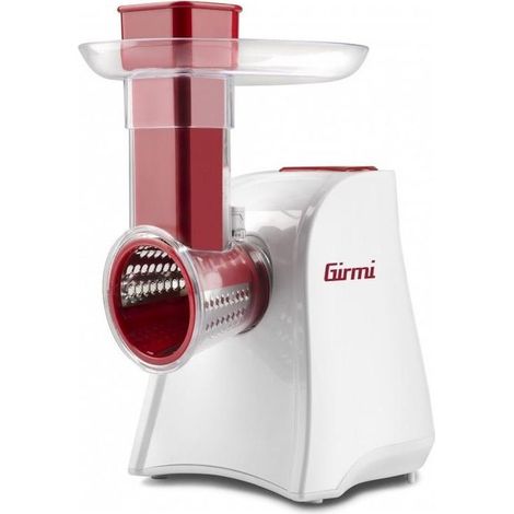 Girmi GT45 Grattugia Affettaverdure 5 Rulli Inox 150W Bianco-Rosso (1/2)