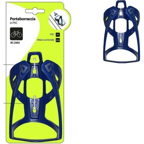 TRADE SHOP - Portaborraccia In Pvc Attacco Universale Borracce Per Bici Bicicletta Xc-2502 -