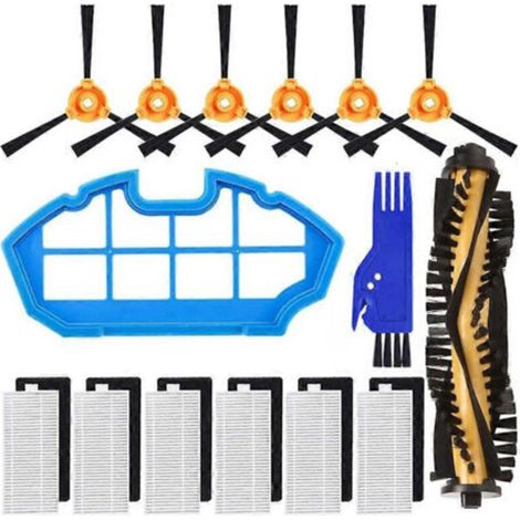 Accessoires pour aspirateur robot Ecovacs Deebot N79S N79 : consommables de rechange, filtre HEPA, brosse principale. (1/5)