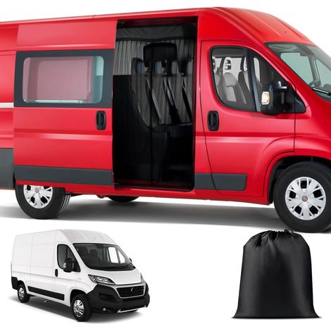 Moustiquaire Magnétique Personnalisée pour Fiat Ducato/Peugeot Boxer/Citroen Relay X250/X290 H2 et L2 L3 L4 2006-2024 pour Porte Latérale, Moustiquaire pour Van pour Porte Latérale,Pour Ducato Porte L (1/5)