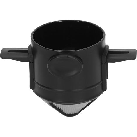 Filtre à café réutilisable en acier inoxydable 304, verseuse portable sans papier avec poignées, pour voyage et camping. (1/5)