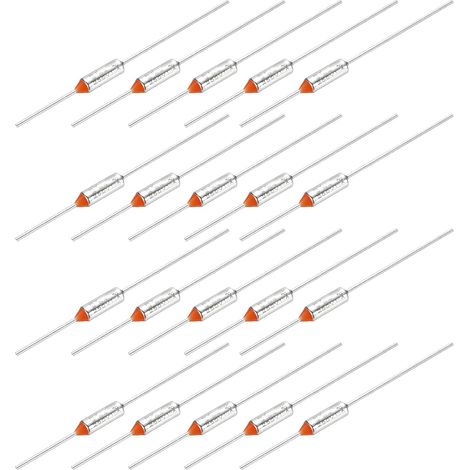 20 Pièces Fusible Thermique en Métal RY84 84℃ 15A/250V (1/5)