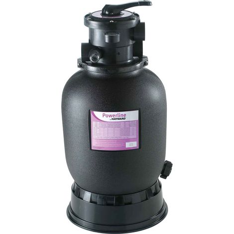 Hayward – Filtre à sable 5 m³/h – Débit 5 m³/h – Raccordement Ø 50 mm – Capacité 20 m³ – Cuve anti-corrosion en polyéthylène (1/2)