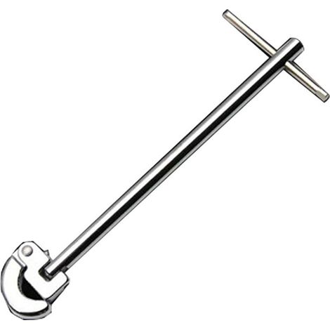 Clé à tuyau d\'eau multifonctionnelle avec tête rotative à 180° pour robinet de salle de bain et de cuisine (1/5)