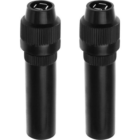 2 pcs adaptateur antenne DIN femelle, à visser, connecteur radio voiture, noir, pour remplacement de prise coupée