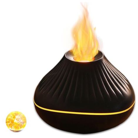 Humidificateur d'air pour chambre à coucher, évaporateur à vapeur froide, noir