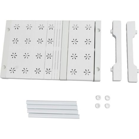 Étagère extensible pour placard sans percer, réglable 27 à 38 cm, rangement cuisine (1/5)