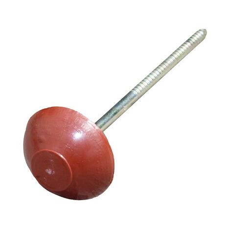 Nagel für Bitumenplatte (100 Stck.) L 6,5 cm - Farbe - Rot, Länge - 6,5 cm
