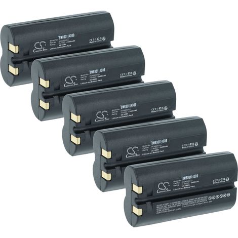 vhbw 5x Akku kompatibel mit Sony 550039-100  550030-000, 550039-000, CMD-X1000 Barcodescanner POS (3400 mAh, 7,4 V, Li-Ion) (1/5)