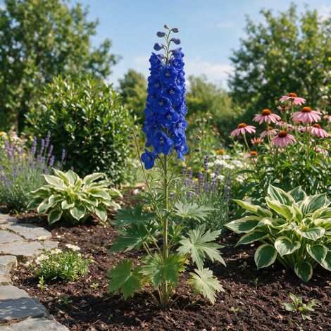 Pied-d'alouette Bellamosum 20cm Godet 9cm - Delphinium (1/4)