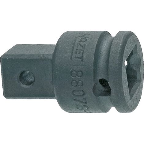 HAZET Vergrößerungsstück 8807S-1 Vierkant hohl 10 mm (3/8 Zoll) Vierkant mas (1/2)