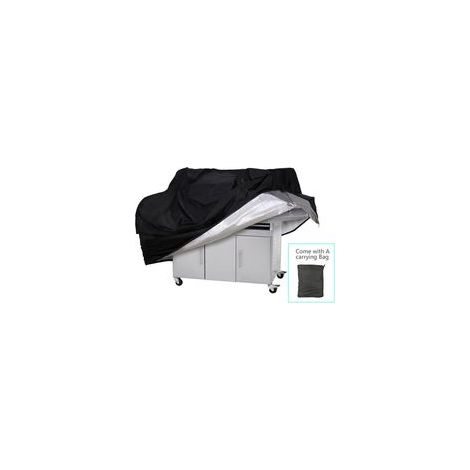 Housse Barbecue, Housse Pour Barbecue En Tissu Oxford En Polyester Enduit D'argent 210d——Carré L-(0.39kg)-170x61x117cm (1/5)