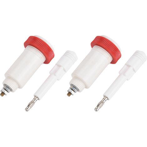 Panneau de prises et fiches bananes, connecteurs haute tension 4 mm 10 kV pour bureaux, domiciles et industries (1/5)