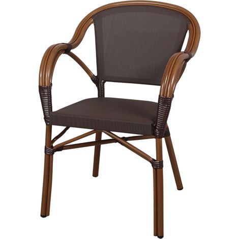 AUTRES Chaise d’extérieur avec un style bistrot - modèle 039 - marron (1/4)