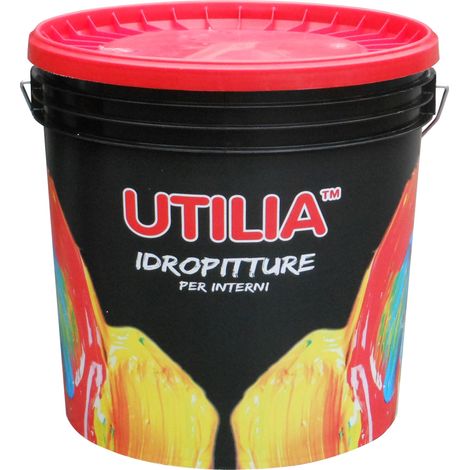 Utilia IDROPITTURA A TEMPERA col. Bianco lt.14