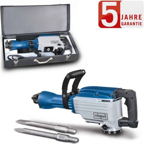 Scheppach Abbruchhammer AB1600 1600W Stemmhammer 20 KG Meißelhammer Schlaghammer