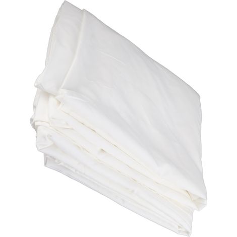 Couette d'été en coton blanc rafraîchissante avec broderie élégante, motif Tencel, dimensions 245x250cm, housse incluse