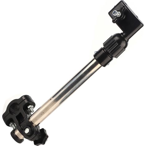 Support Universel en Acier Inox pour Parapluie de Vélo, Poussette et Fauteuil Roulant