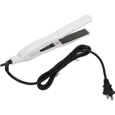 Lisseur électrique professionnel 2-en-1, fer à lisser et boucler blanc 220V (1/5)