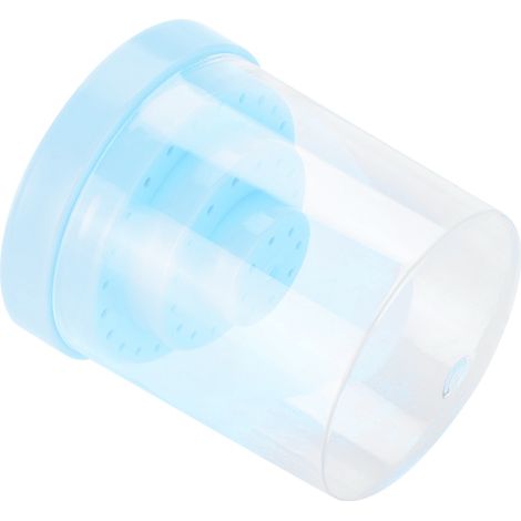 Porte-forets à 48 trous, coffret de rangement et de présentation des forets en plastique bleu (1/5)