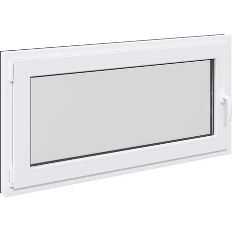 Kellerfenster RISOR 120 x 60 cm PVC und Glas Anthrazit vidaXL (1/5)