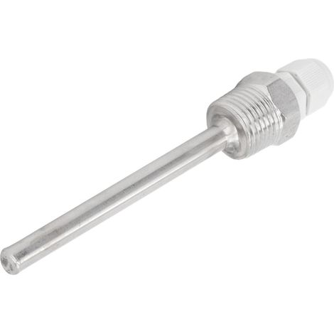 Puits de fluide solaire acier inoxydable 100mm avec bouchon plastique ABS pour sonde capteur de température, M12x1.5cm, IP68, lot de 1 (1/5)